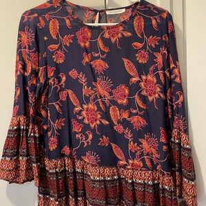 3/4 Sleeve Baby Doll Top